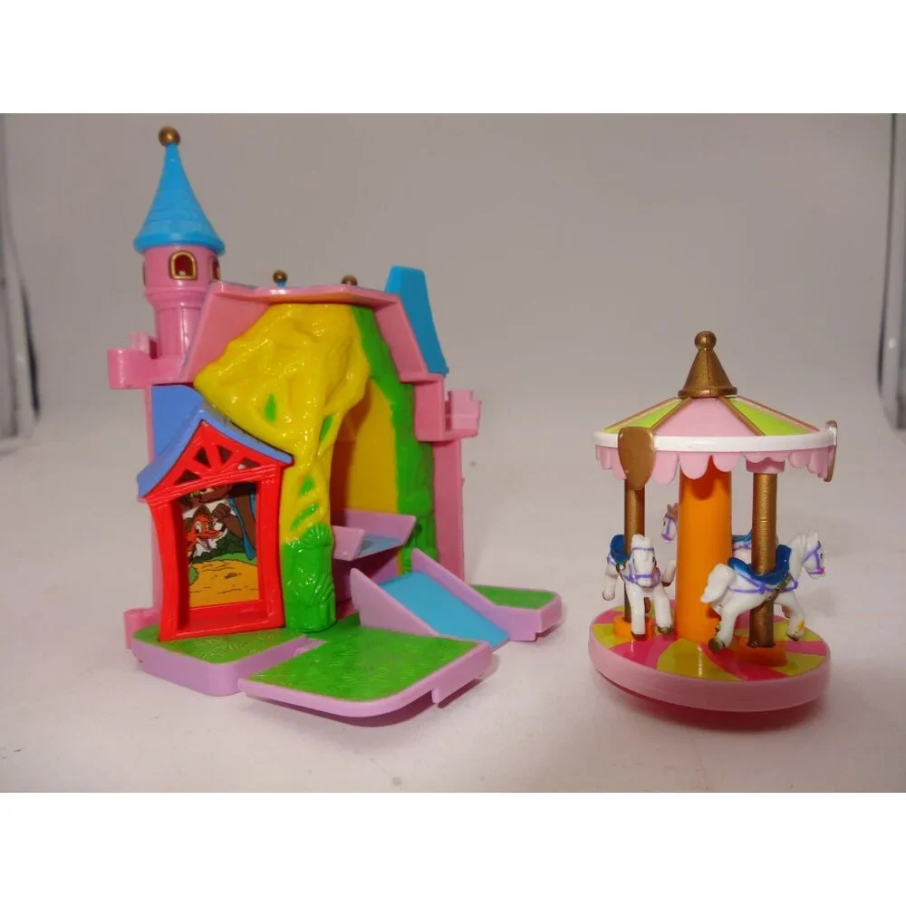 Disney Carousel Magic‎ Kingdom Polly Pocket Bluebird and Castle Splash Mountain